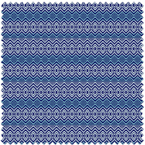 Textile waves : blue flower